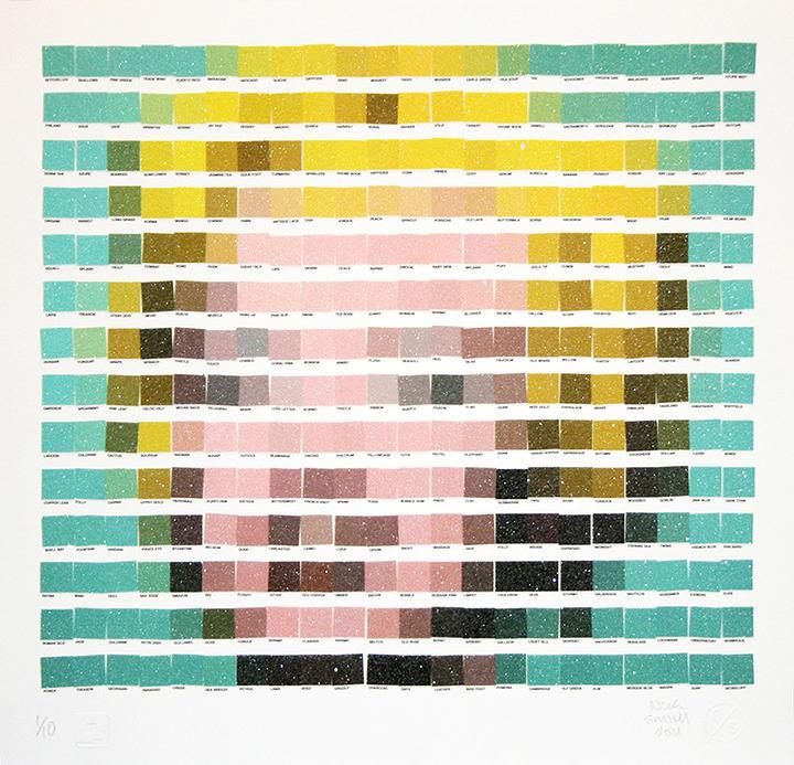Nick Smith, y su visión Pantone de las obras de arte más icónicas…