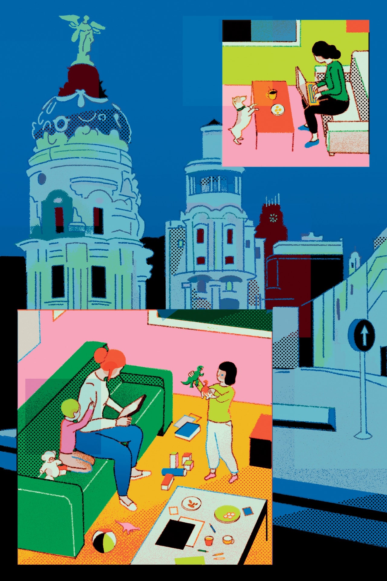 El confinamiento según los ilustradores de la New Yorker: una maravilla