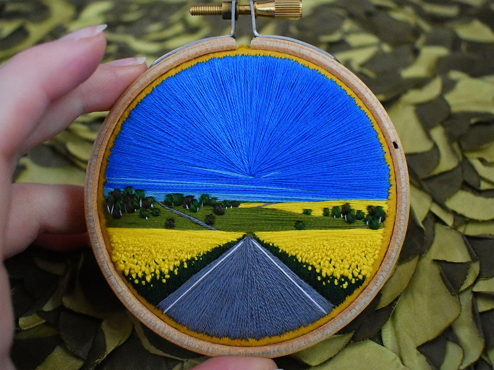 ¿Paisajes aéreos en Patchwork? Sí, paisajes aéreos en Patchwork…