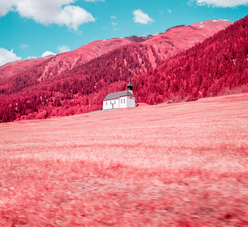 Un paseo infrarrojo por los Alpes