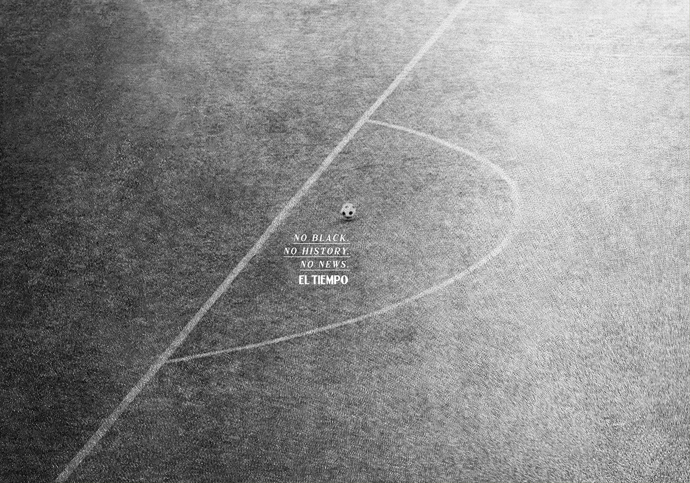 Claro y conciso: no black, no history, no news.