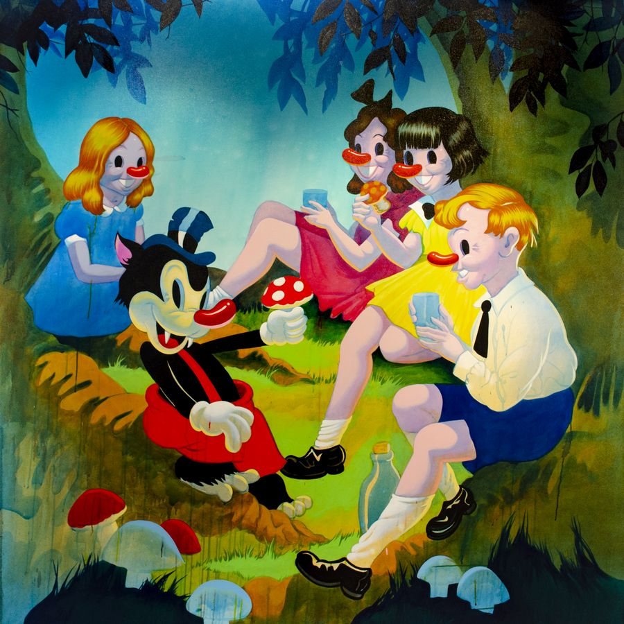 La sátira oscura en la ilustración contemporánea…