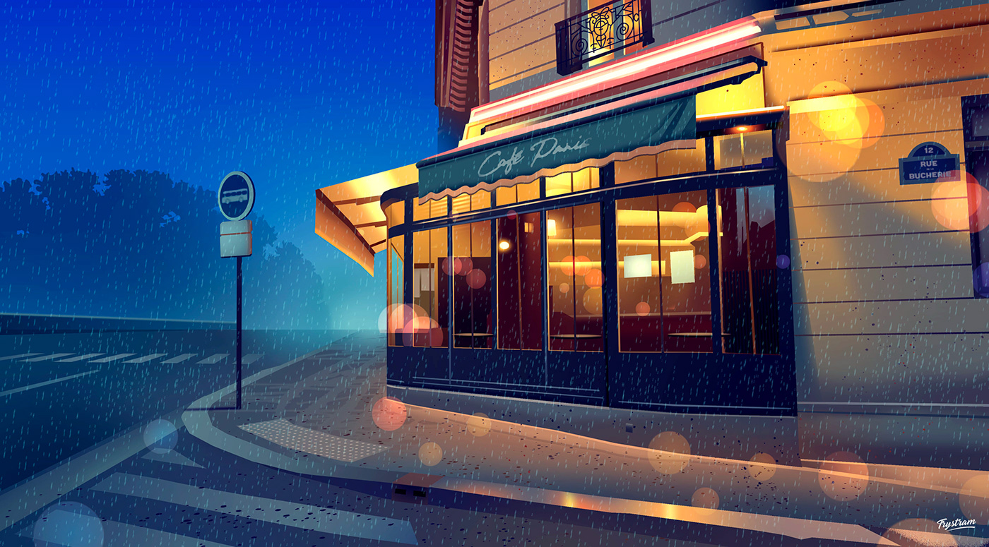 París en azul, y la hora mágica de Romain Trystram…