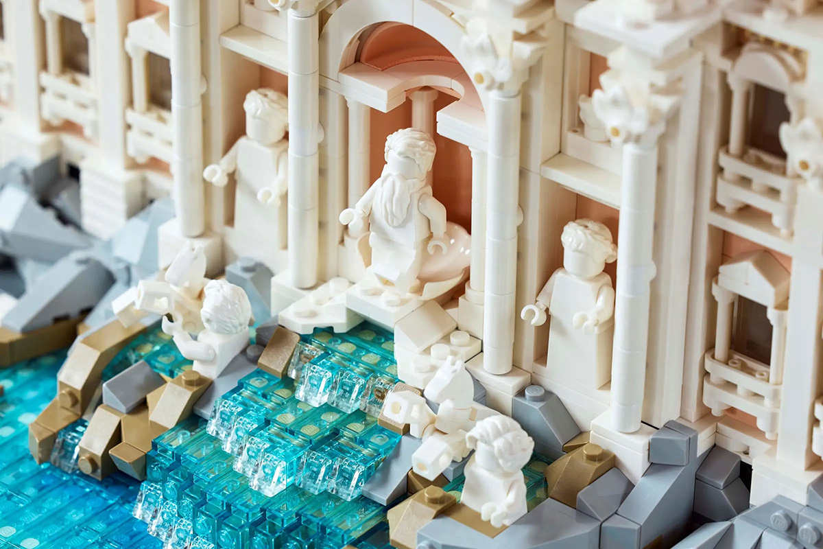 LEGO y la Fontana de Trevi: un icono romano en 1.880 piezas…
