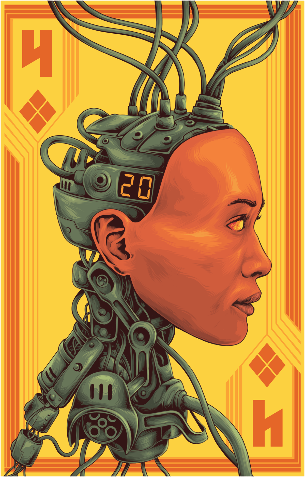 Cyberpunk en estado puro: el impacto visual de Leandro Dexter…