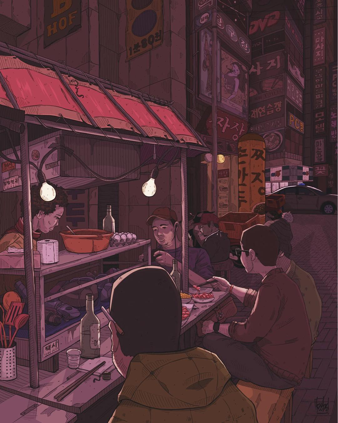 John Lee (Keebs) te enseña cómo dibujar la noche sin hacer ruido…