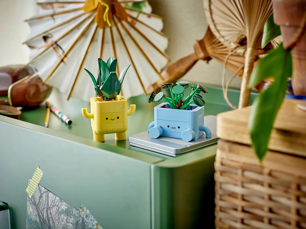 LEGO Happy Plants, o cómo construir la ternura en 217 piezas…