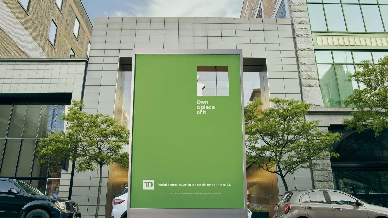 Publicidad sin marca. Así es el truco visual de TD Bank…