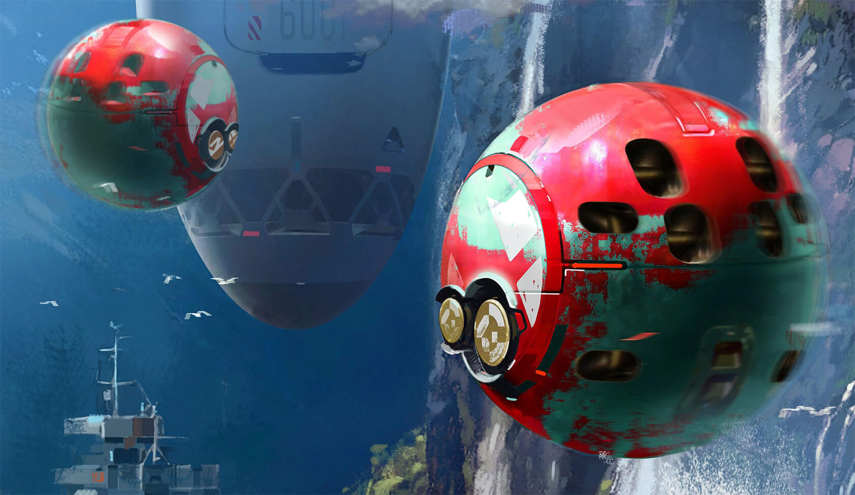 El futuro de las máquinas se vuelve imagen en los sueños industriales de Sviatoslav Konakhovskyi…